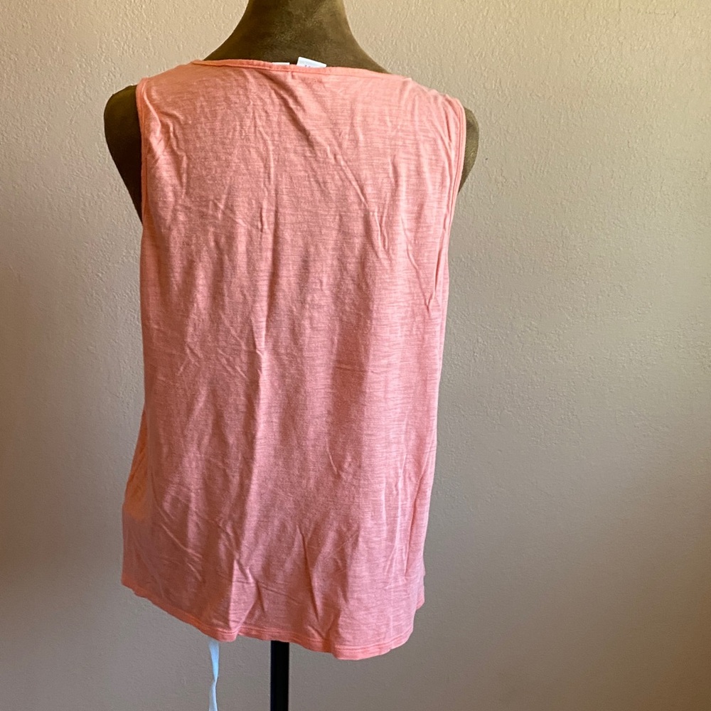 GAP Coral Ruffle Tank Top - Picture 3 of 5